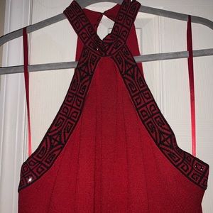 St. John by Marie Gray elegant holiday dress. The white spot is only the light!